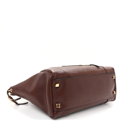 Celine Supple Shiny Lambskin Medium Smiling New Luggage Brick 4 of 9