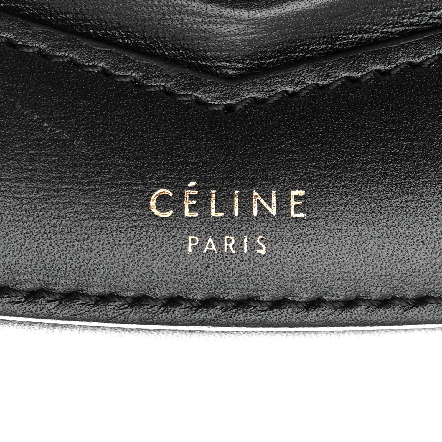 Celine Palmelato Calfskin Small Trotteur Black 5 of 9