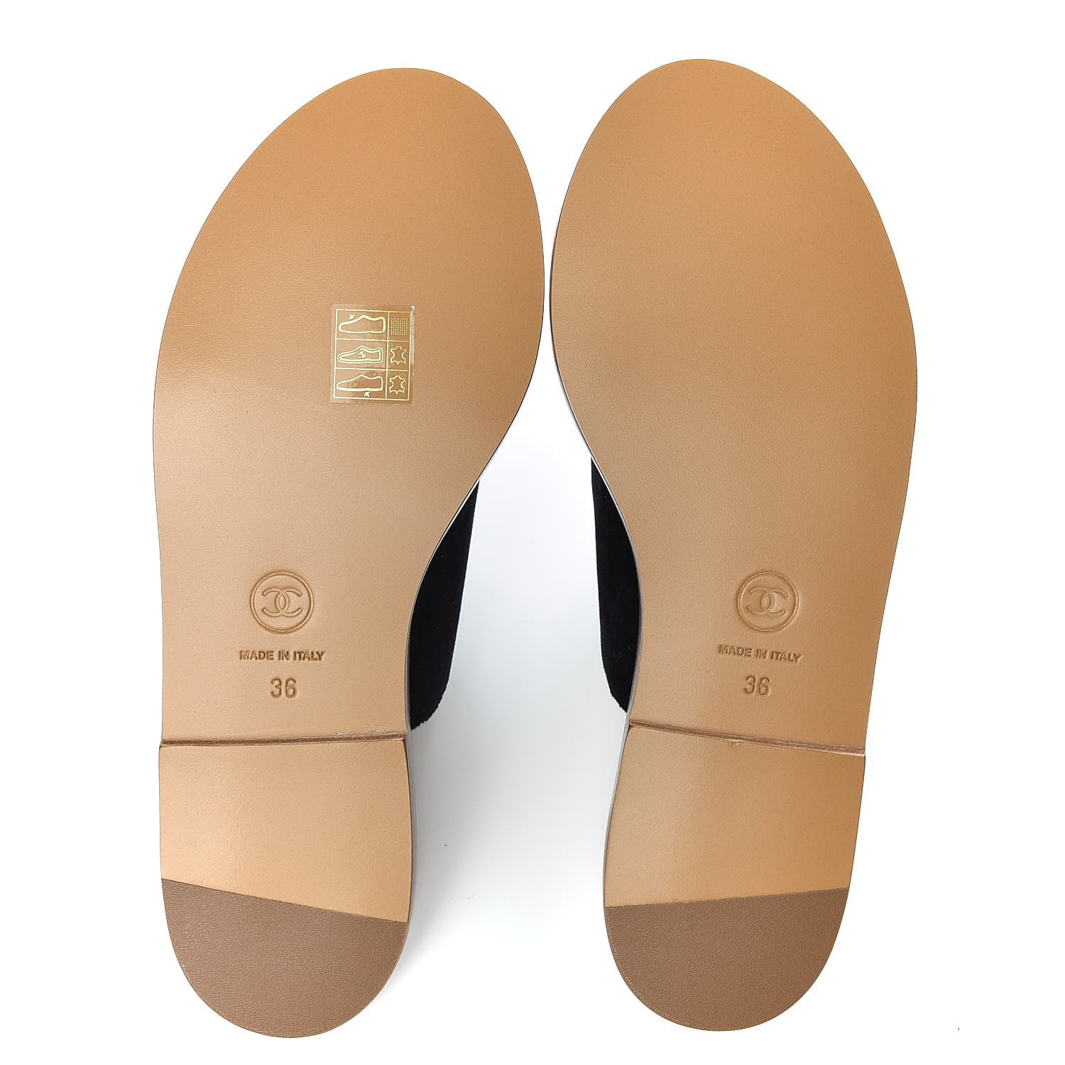 Chanel Velvet Chain Mule Sandals 36 Black 8 of 9