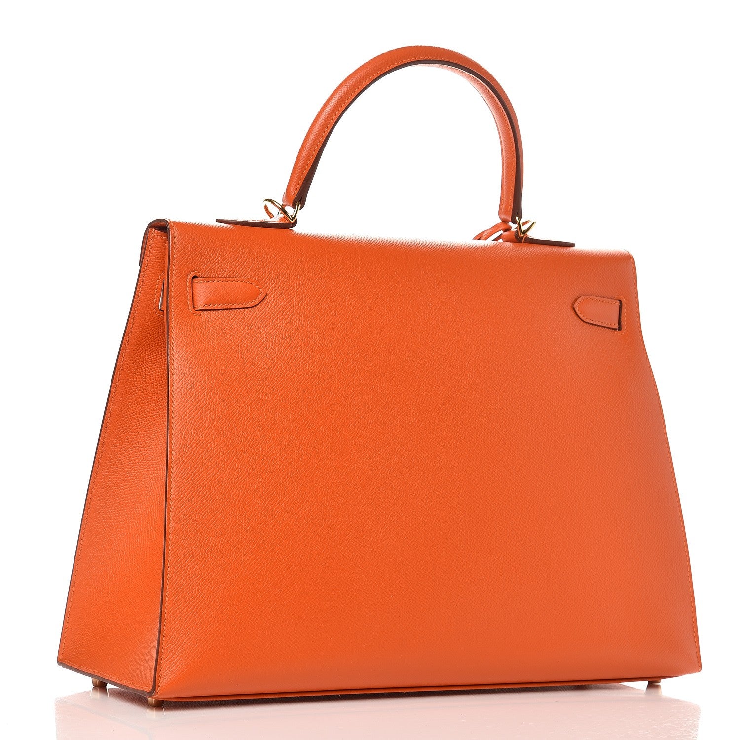 Hermes Epsom Kelly Sellier 35 Orange 4 of 37