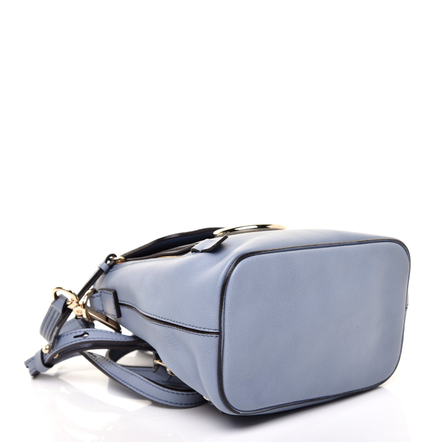 Chloe Suede Calfskin Mini Faye Backpack Washed Blue 4 of 12