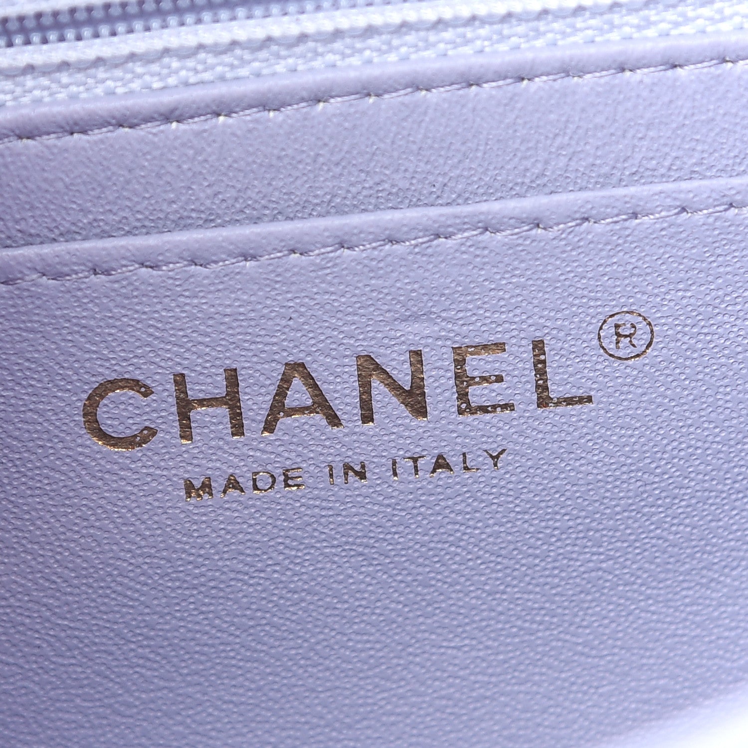 Chanel Lambskin Quilted Mini Square Flap Light Purple 5 of 8