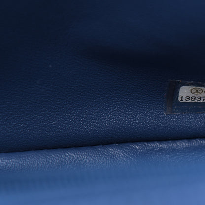 Chanel Jersey Quilted Jumbo Single Flap Navy 7 of 10