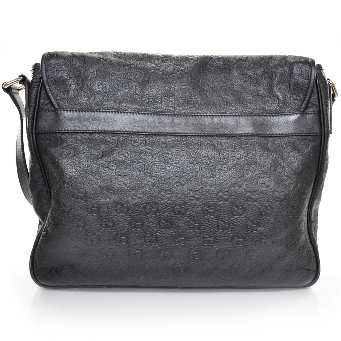 Guccissima Joy Flap Messenger Bag Black