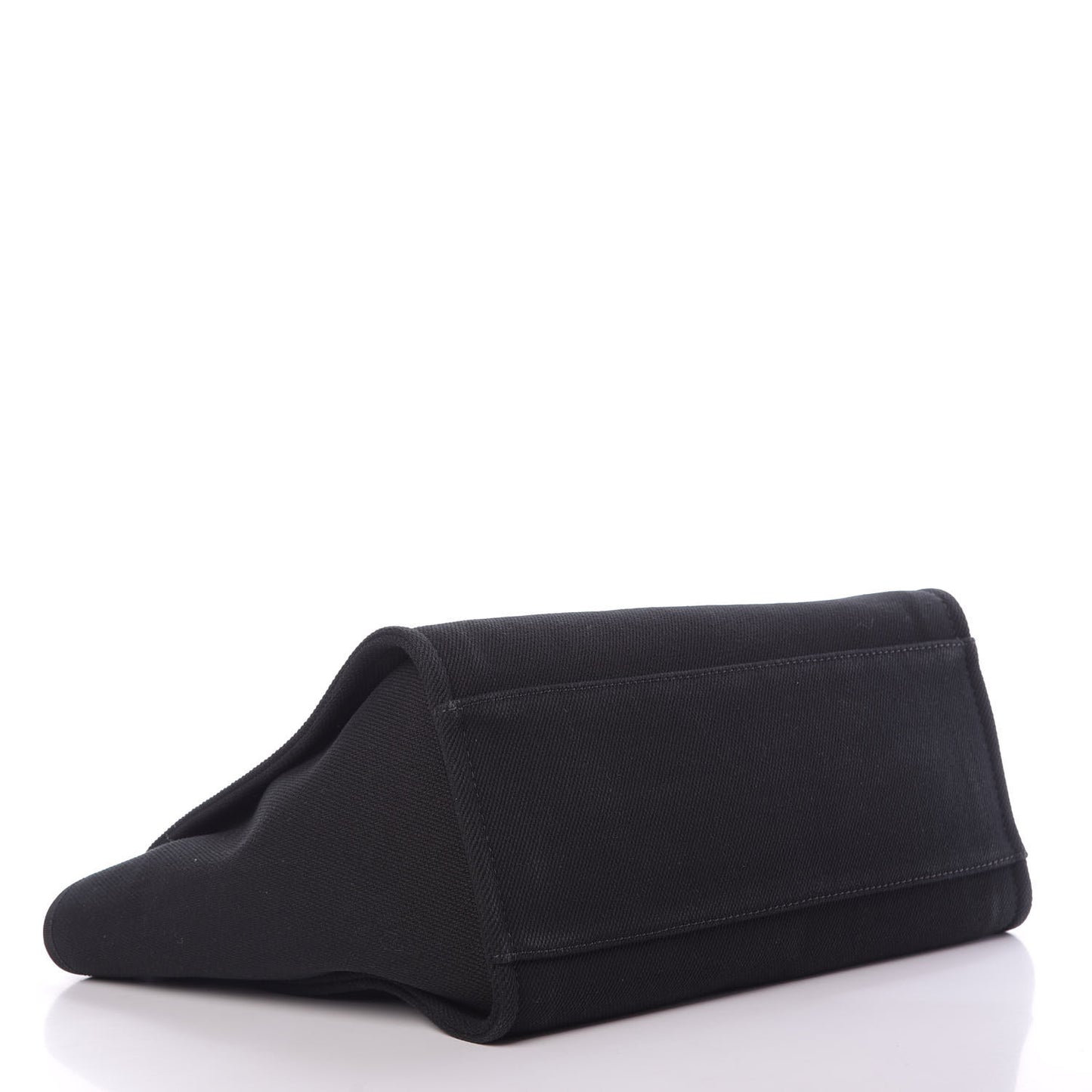 Canvas Pearl Medium Deauville Tote Black