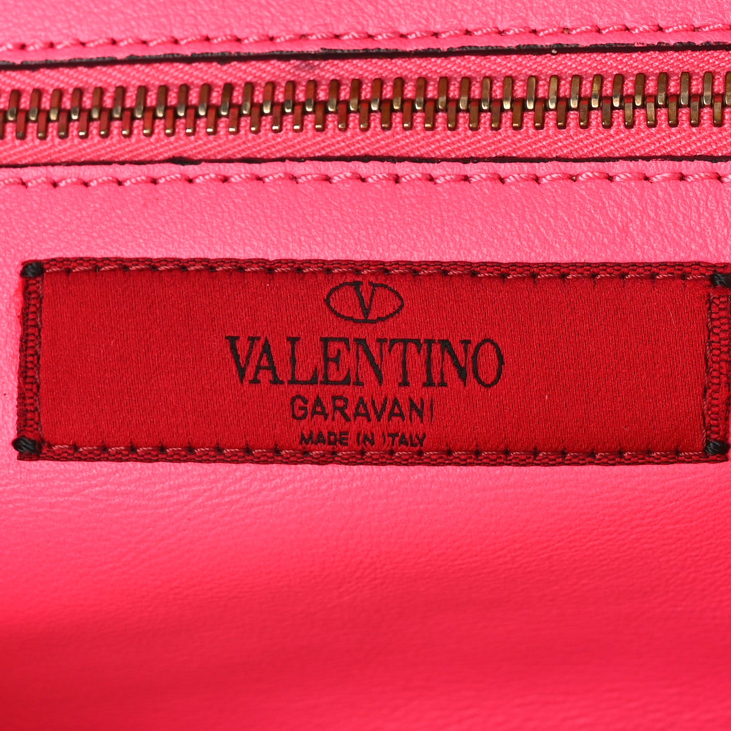 Vitello Small Rockstud Tote Fuxia Fluo