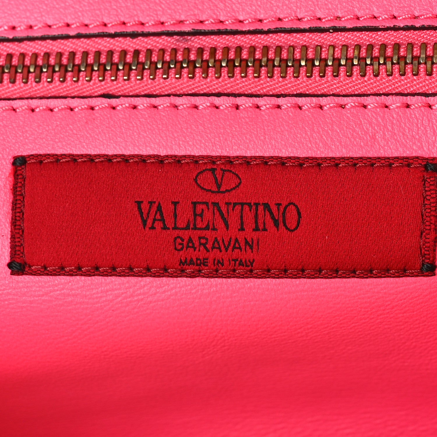 Valentino Garavani Vitello Small Rockstud Tote Fuxia Fluo 6 of 8