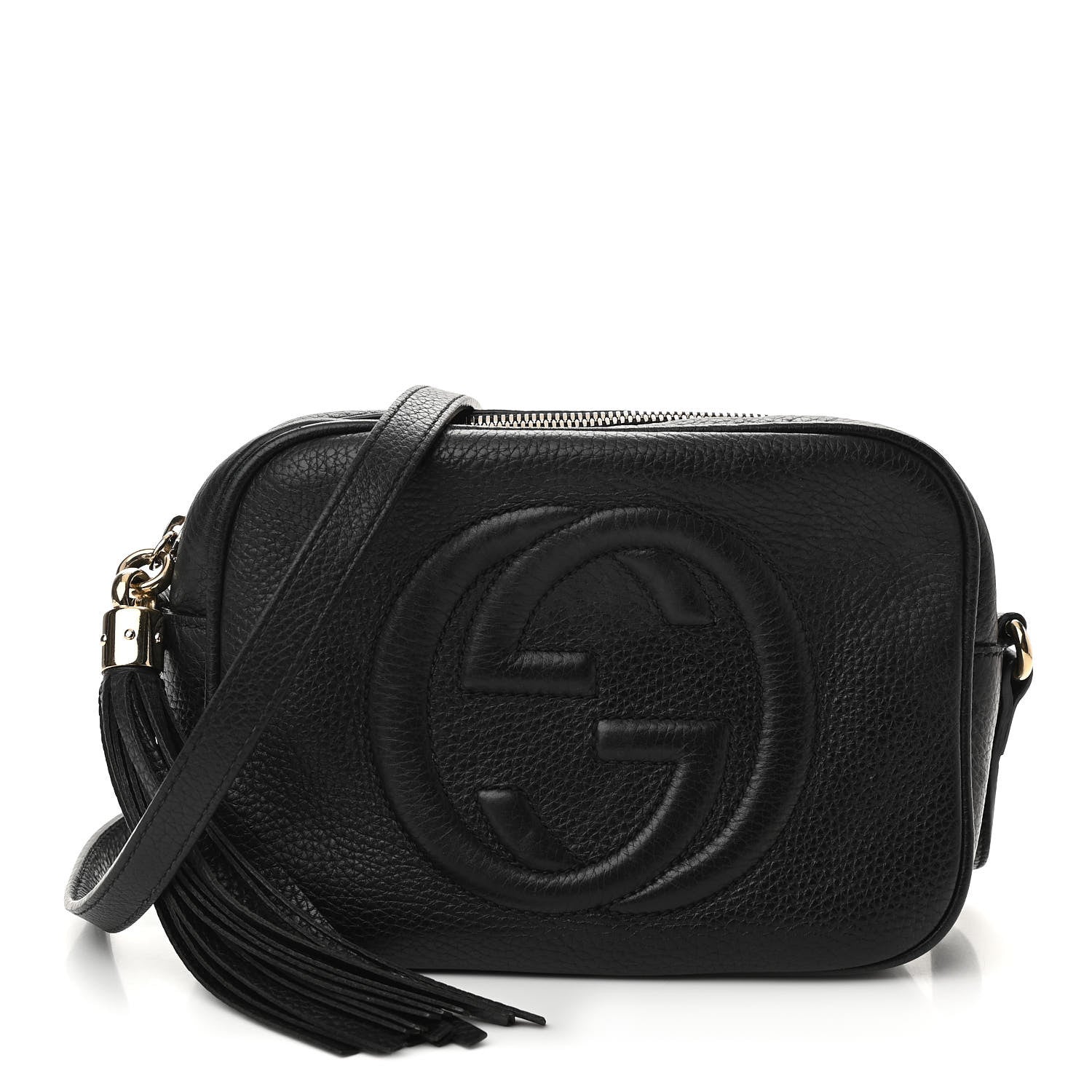 Gucci Pebbled Calfskin Small Soho Disco Bag Black 1 of 10