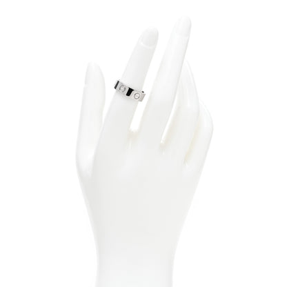 Cartier 18K White Gold 5.5mm LOVE Ring 52 6 2 of 4