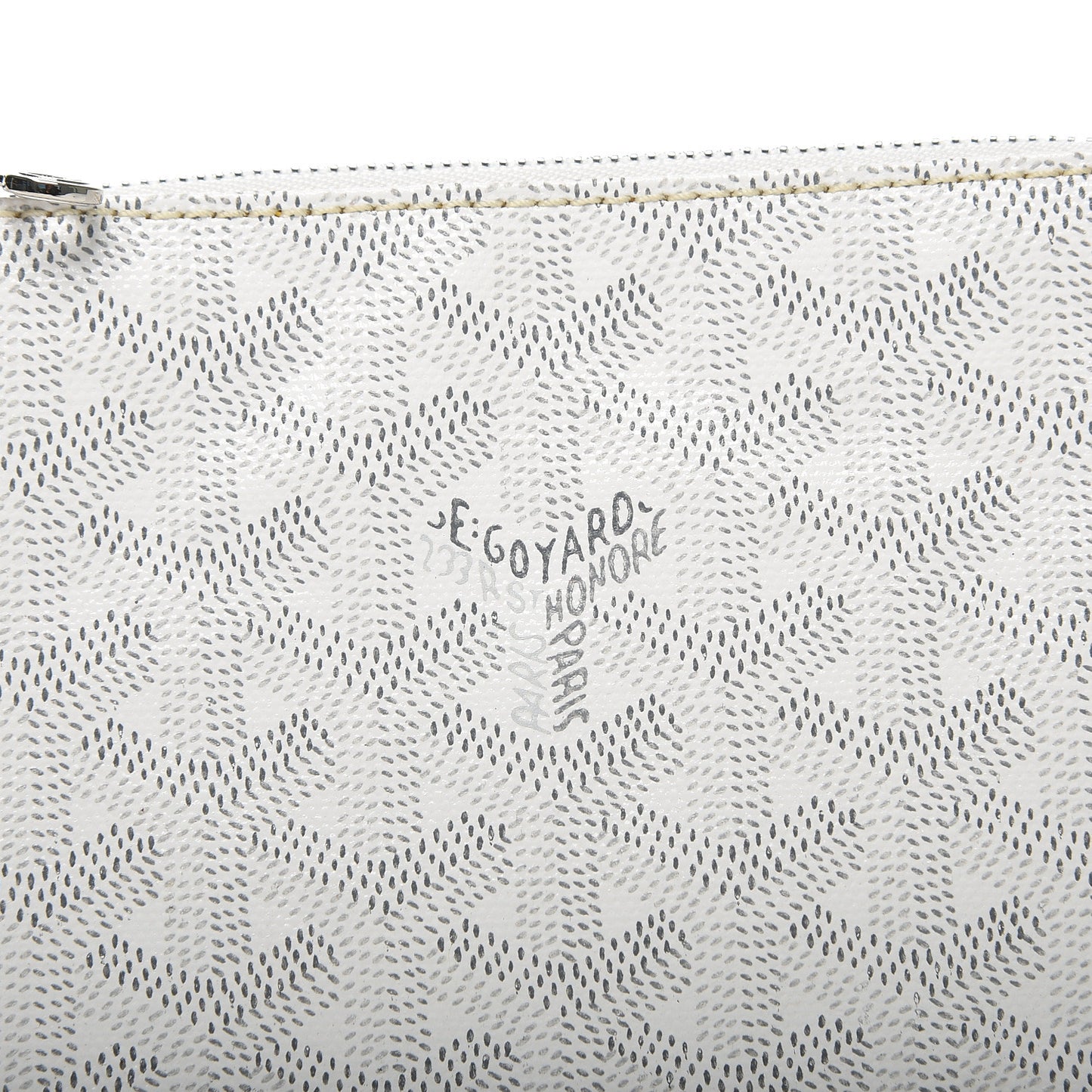 Goyardine Mini Senat Pochette White