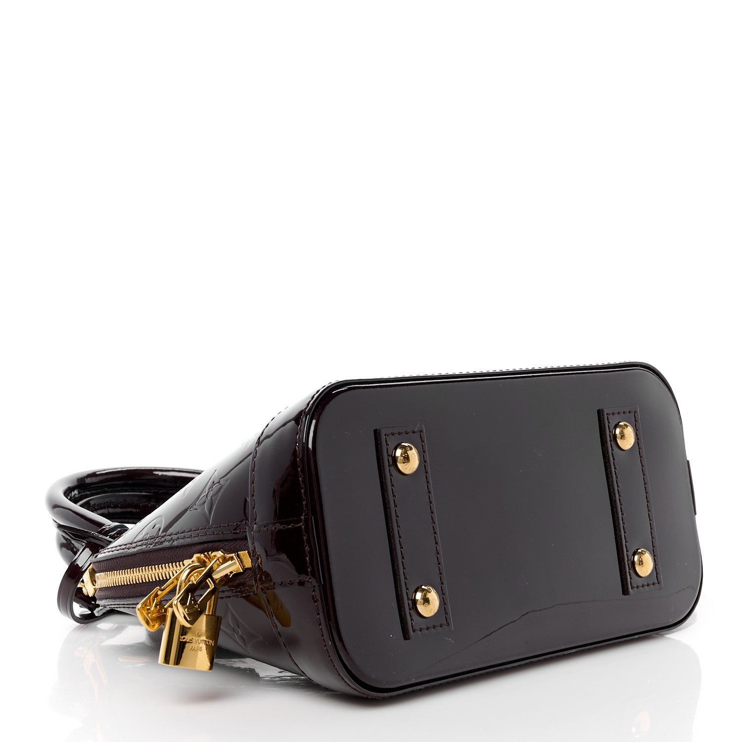 Louis Vuitton Vernis Alma BB Amarante 4 of 12