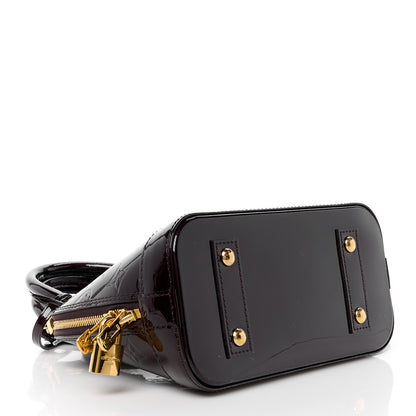 Louis Vuitton Vernis Alma BB Amarante 4 of 12
