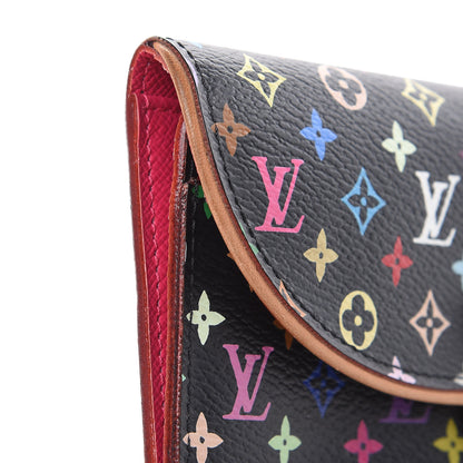 Louis Vuitton Monogram Multicolor Eugenie Wallet Black Grenade 9 of 12