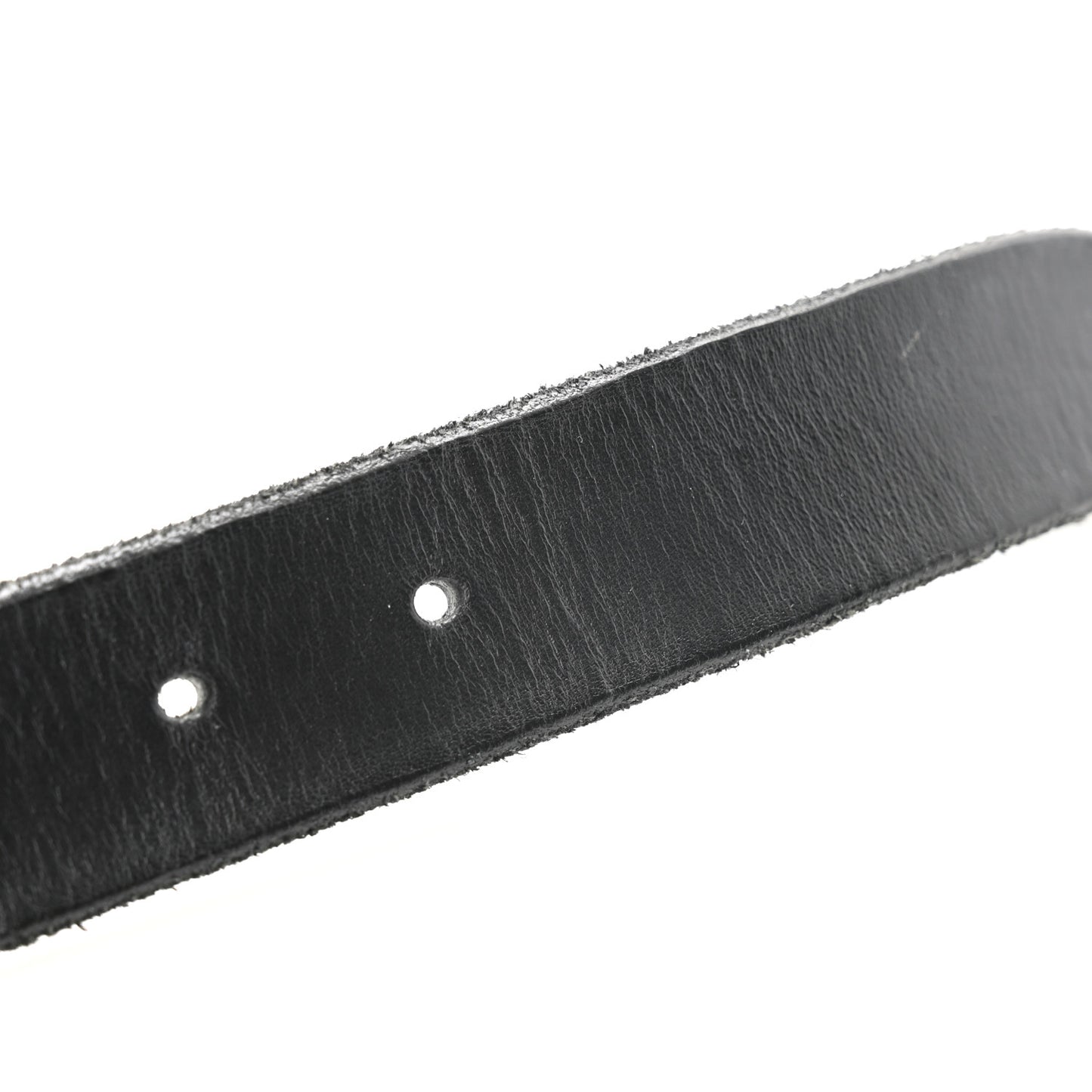 Cuoio Toscano Nickel Double G 30mm Belt 80 32 Black