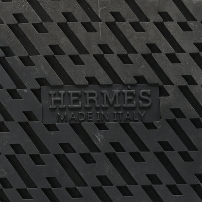 Hermes Calfskin Womens Chypre Sandals 41 Black 7 of 10