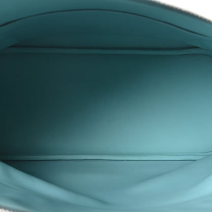 Hermes Taurillon Clemence Bolide 35  Bleu Atoll 5 of 10