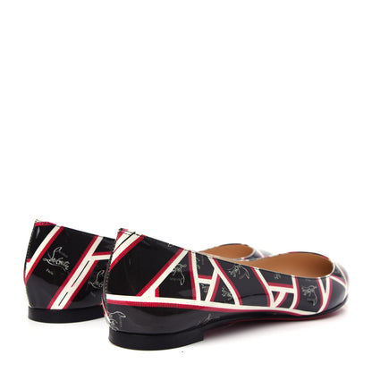 Christian Louboutin Patent Ribbon Ballalla Flats 37.5 Multicolor 4 of 10