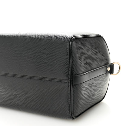 Louis Vuitton Epi Speedy 25 Black 10 of 12