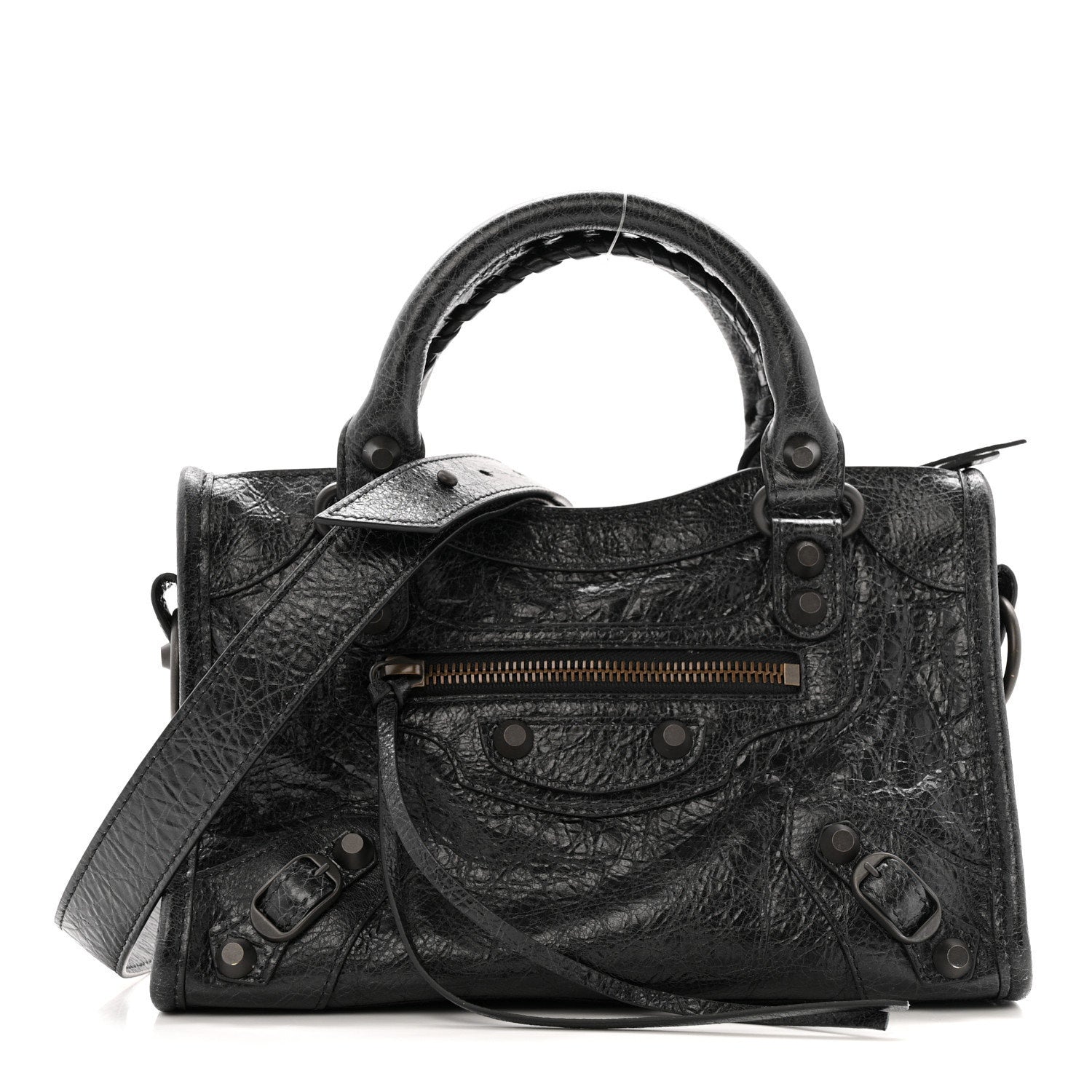 Balenciaga Agneau Arena Classic Hardware Le City Mini  Black 1 of 12