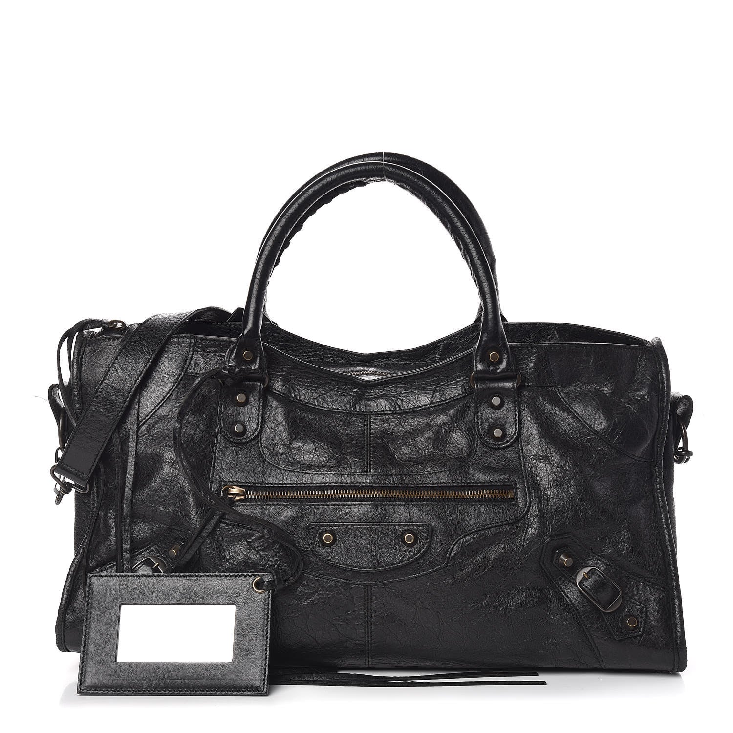 Balenciaga Agneau Classic Hardware Part Time Black 1 of 13