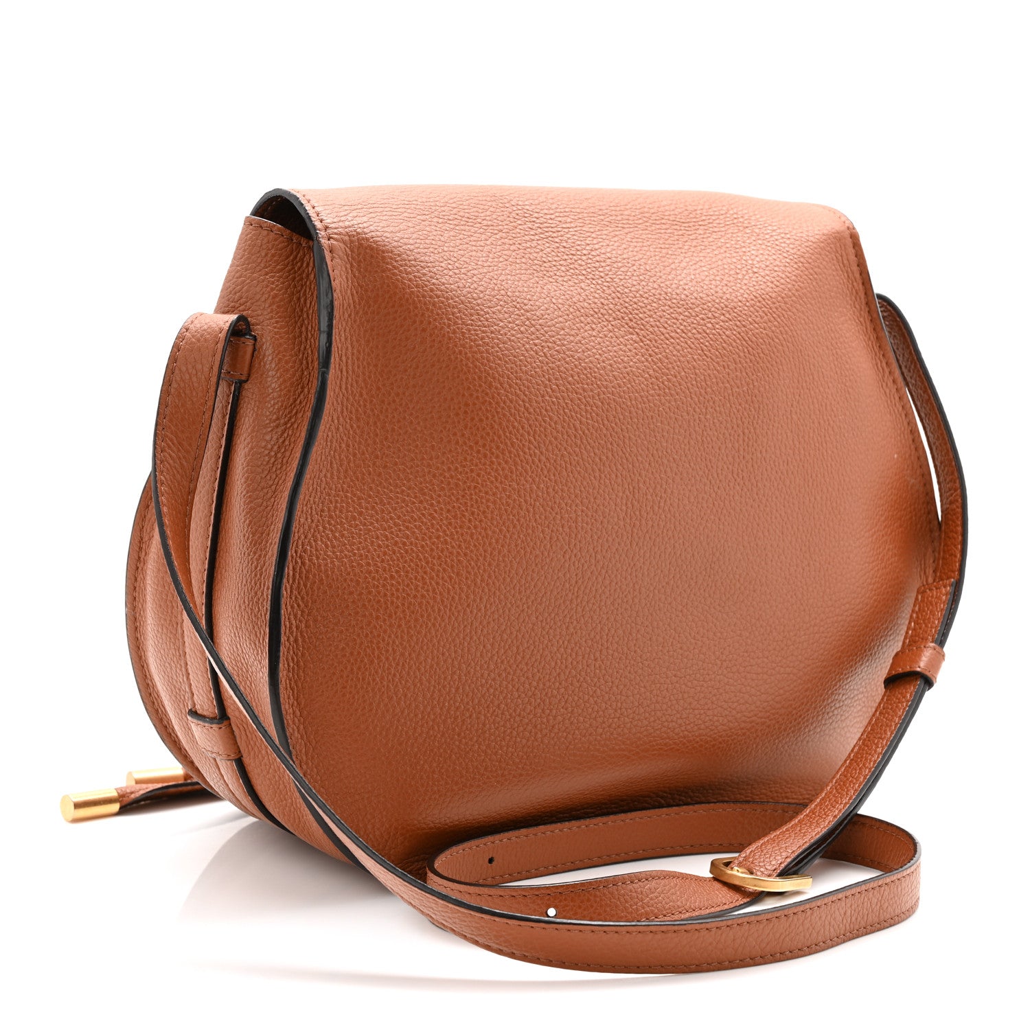 Chloe Calfskin Medium Marcie Round Crossbody Bag Tan 5 of 23