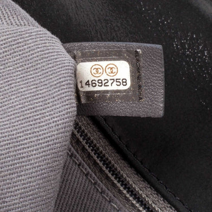 Chanel Iridescent Calfskin Glint Flap Black 7 of 10