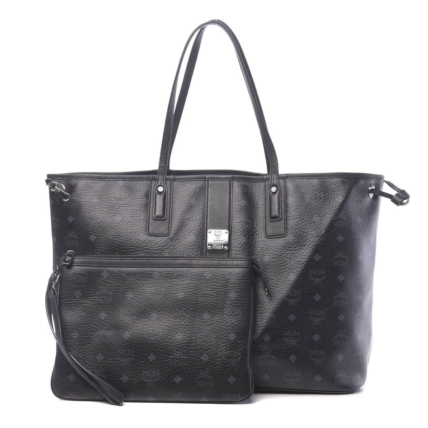 Visetos Large Liz Reversible Shopper Tote Black