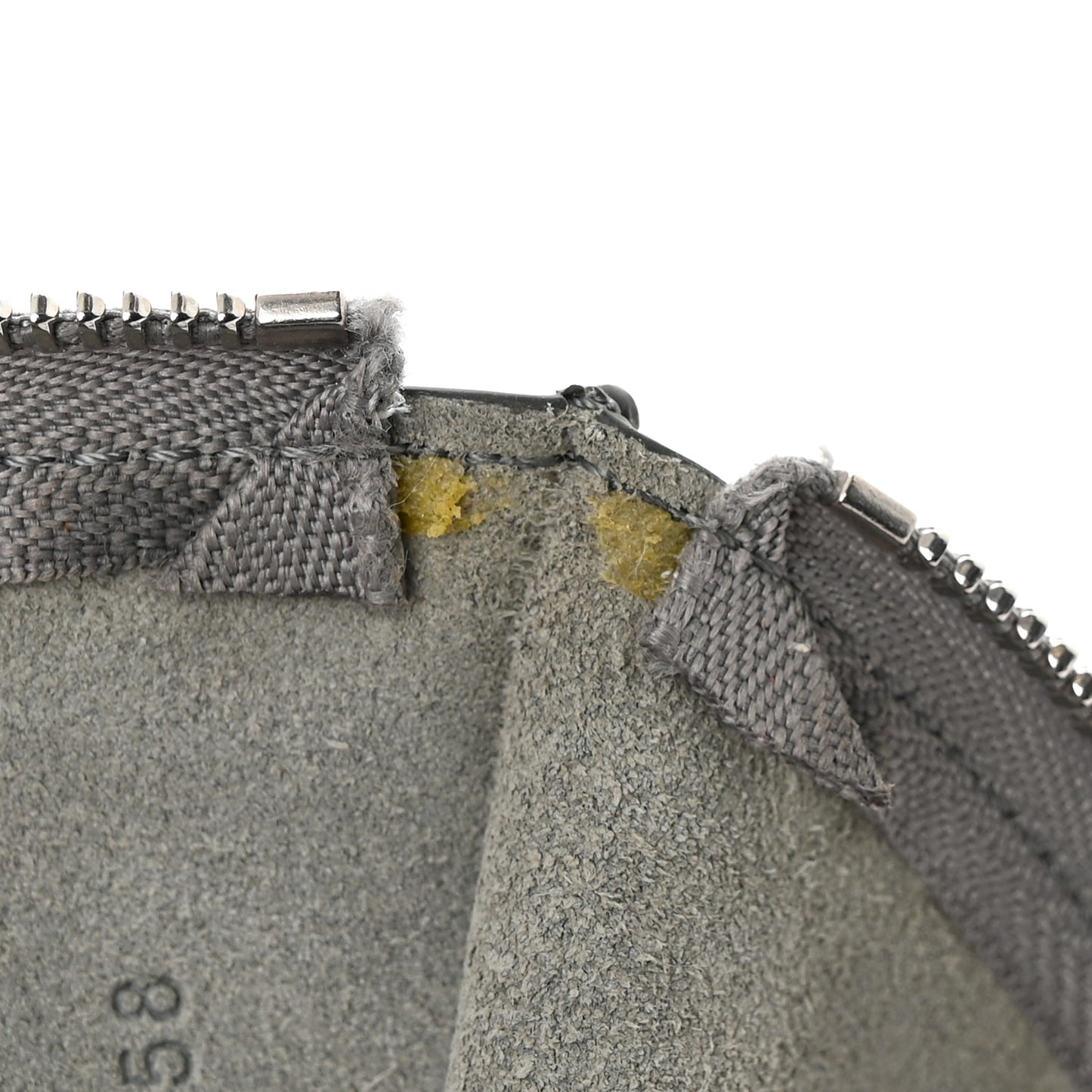 Supple Grained Calfskin Big Bag Bucket Grey