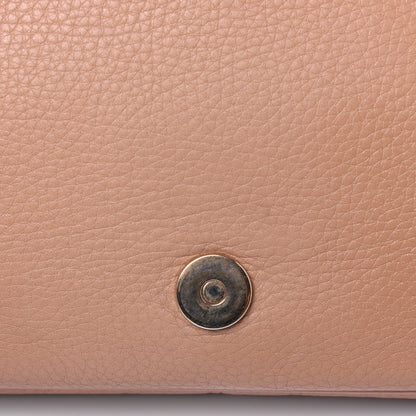 Gucci Pebbled Calfskin Medium Soho Flap Crossbody Camelia 17 of 25