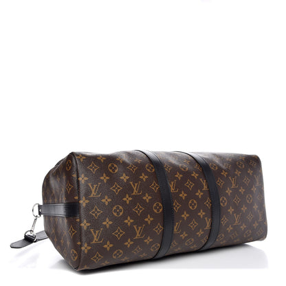 Louis Vuitton Monogram Macassar Keepall Bandouliere 45 4 of 7