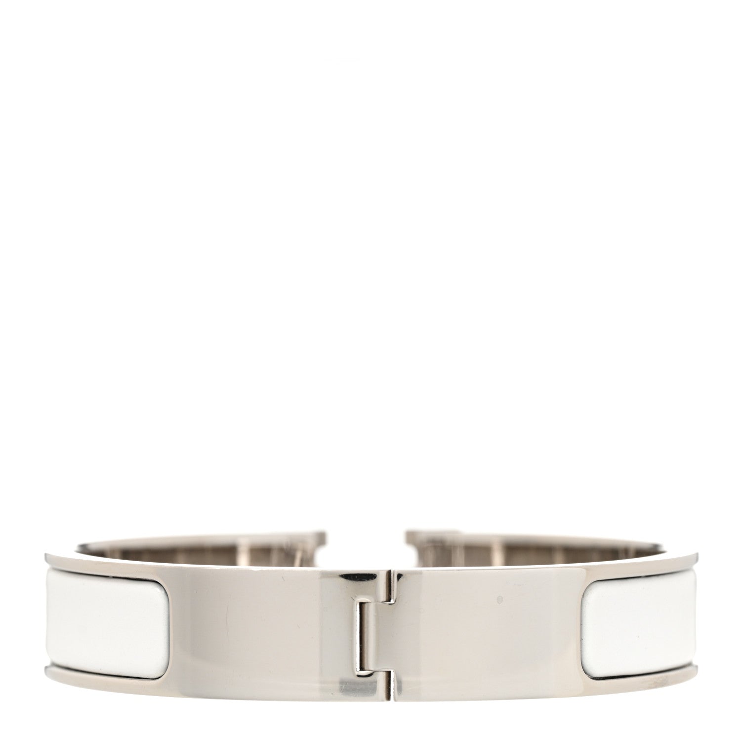 Hermes Enamel Narrow Clic Clac H Bracelet PM White 3 of 5