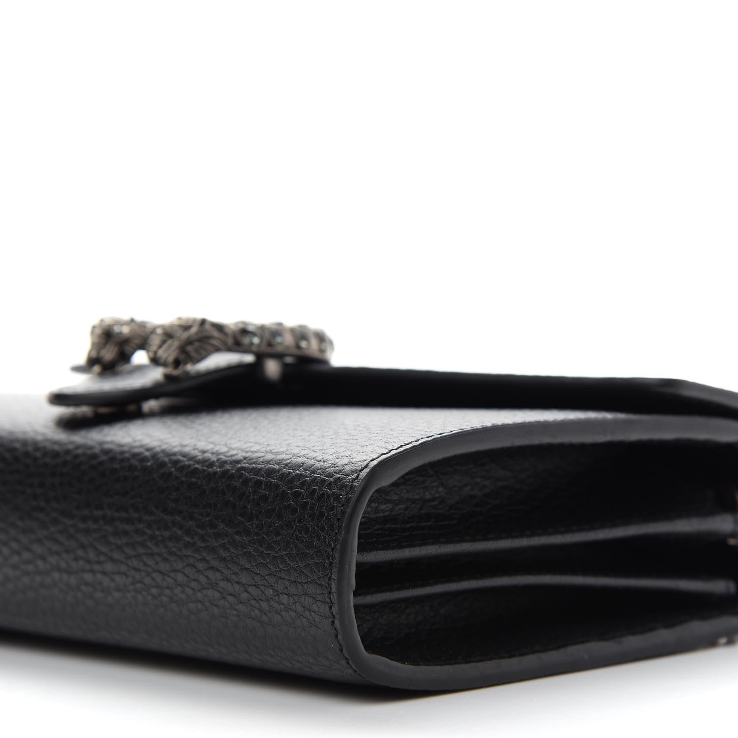 Saint Laurent GUCCI Calfskin Mini Dionysus Chain Wallet Black 9 of 11