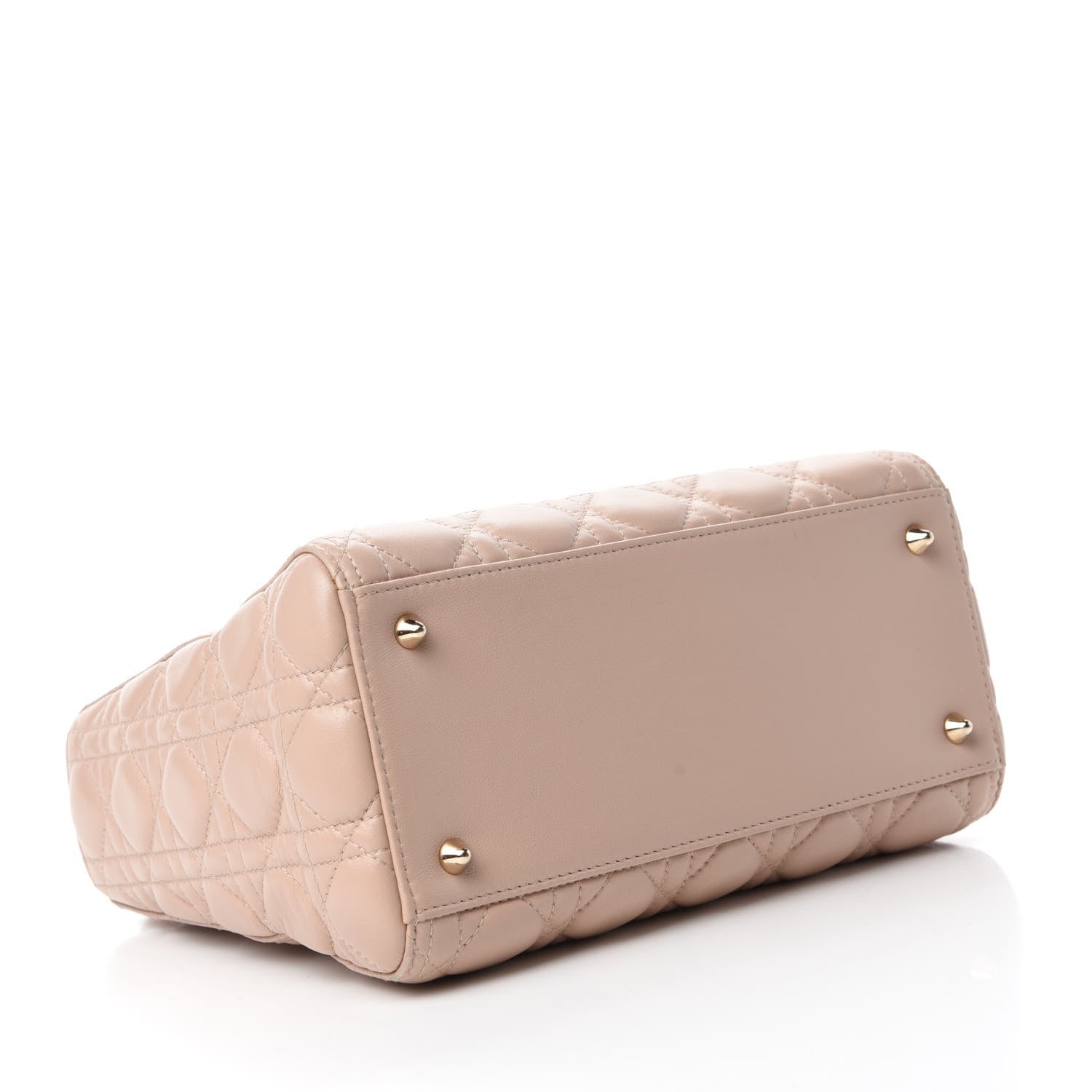 Christian Dior Lambskin Cannage Medium Lady Dior Light Pink 4 of 11