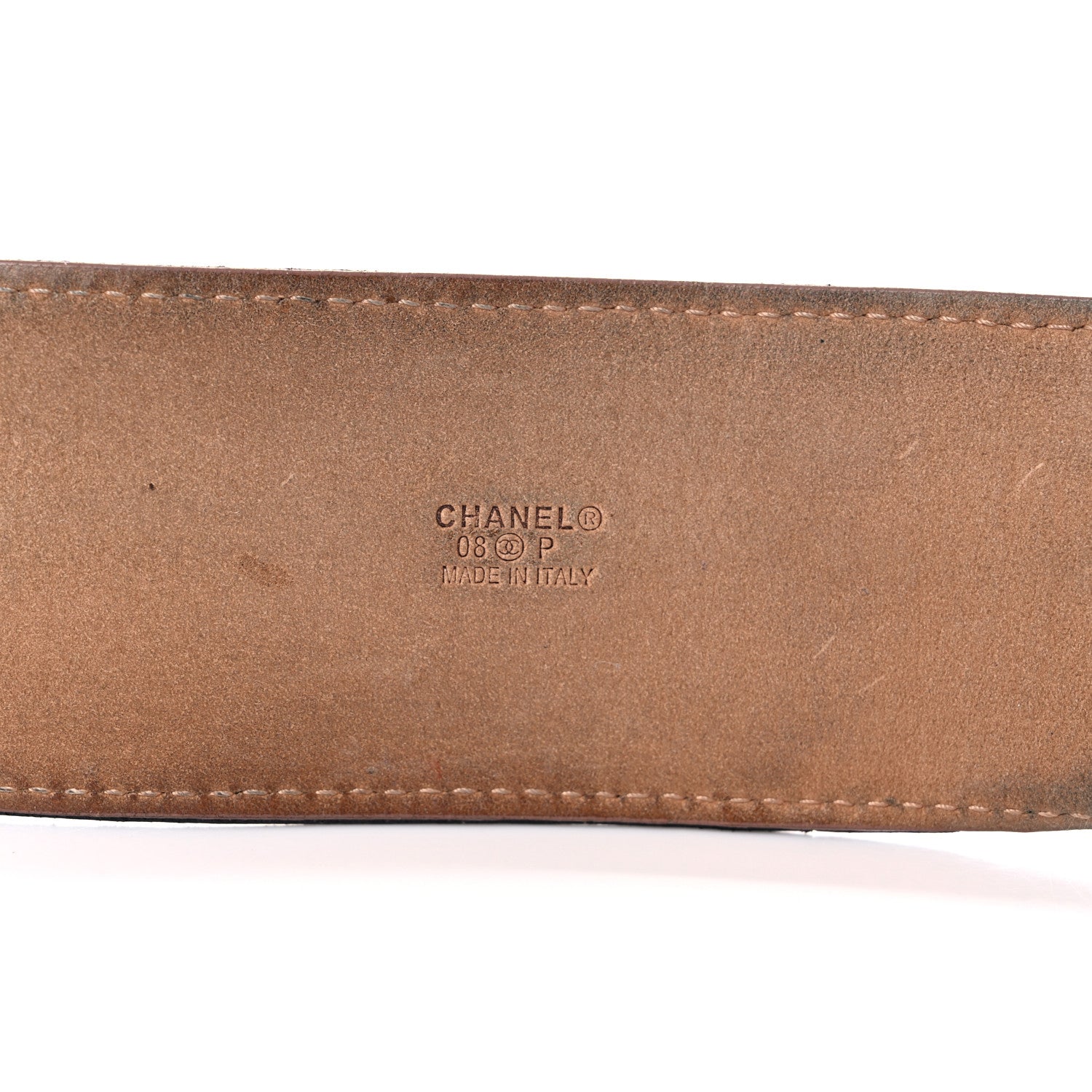 Chanel Calfskin CC Belt 80 32 Black 3 of 12