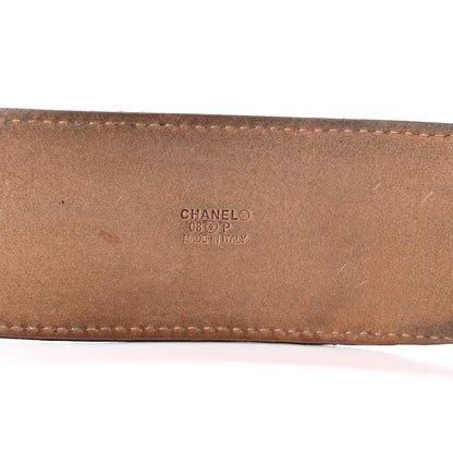 Chanel Calfskin CC Belt 80 32 Black 3 of 12