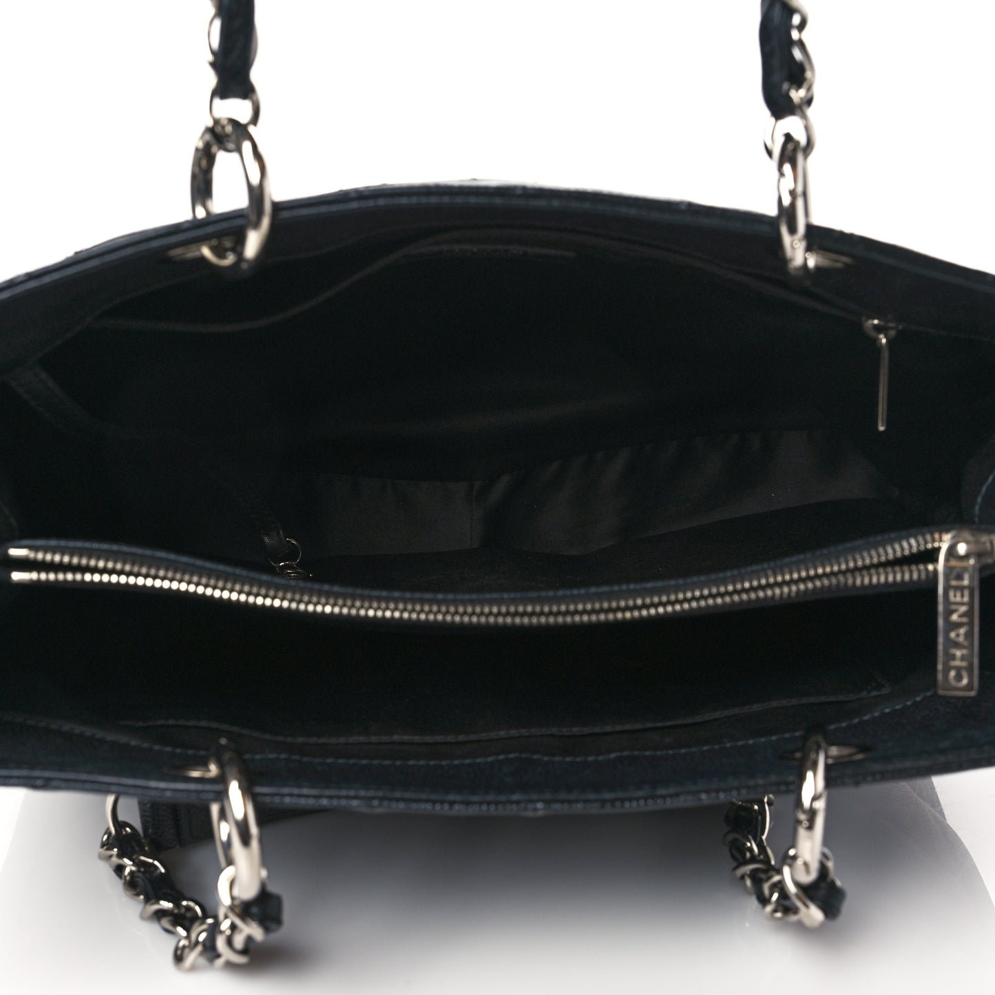 Caviar Quilted Grand Shopping Tote GST Black