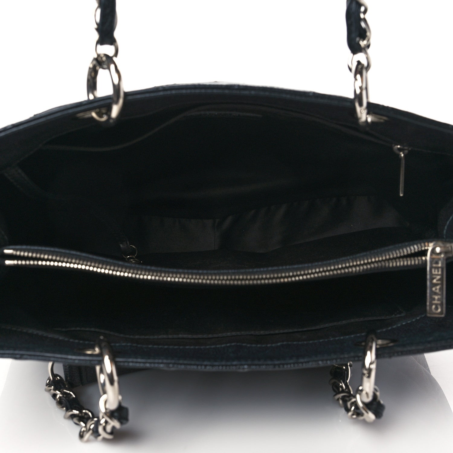 Chanel Caviar Quilted Grand Shopping Tote GST Black 5 of 12