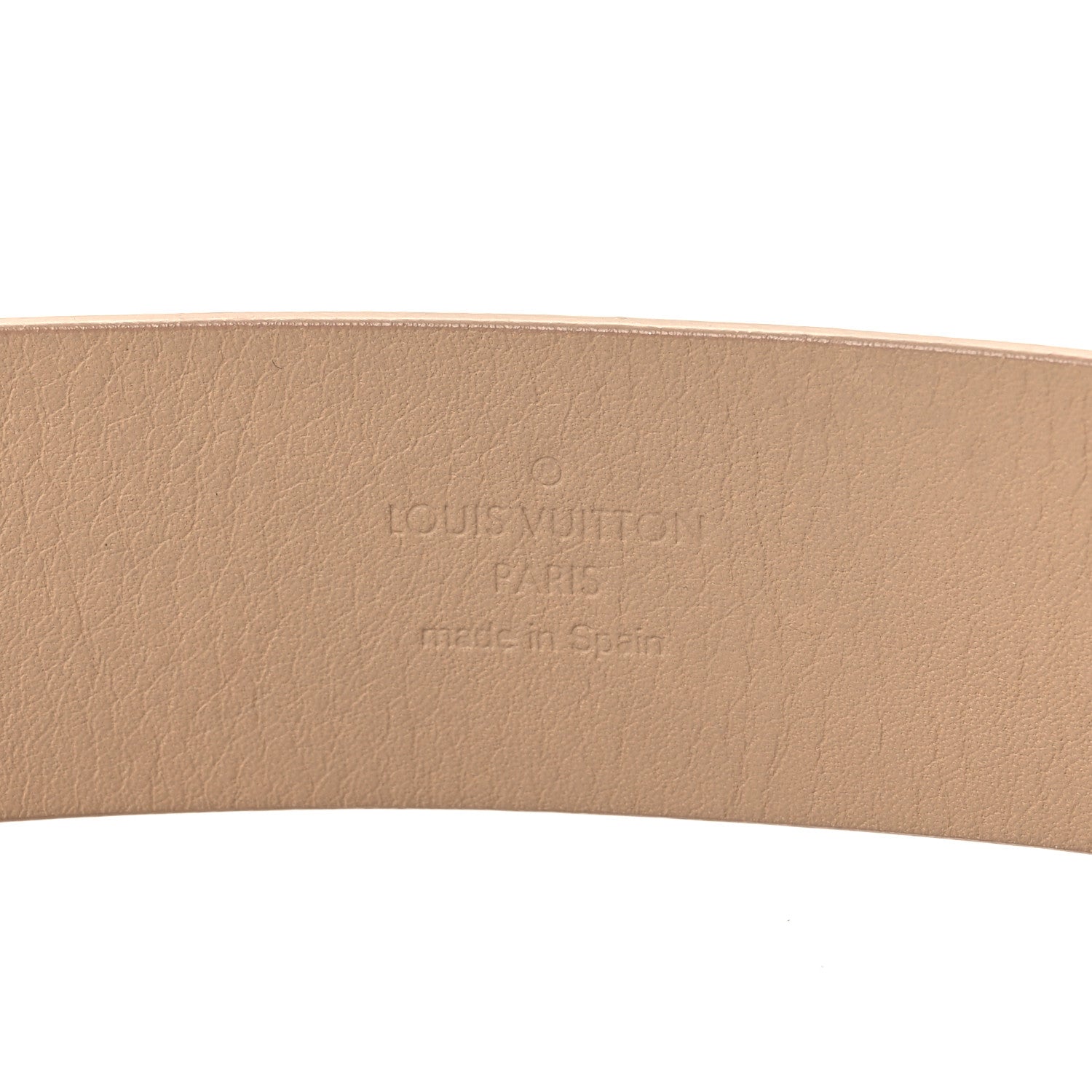 Louis Vuitton Calfskin Ecrin Belt 85 34 Opal 5 of 6