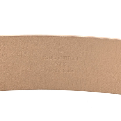Louis Vuitton Calfskin Ecrin Belt 85 34 Opal 5 of 6