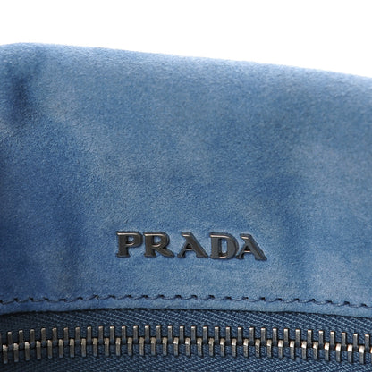 Prada Glace Calf Studded Etiquette Flap Nero Black 6 of 7