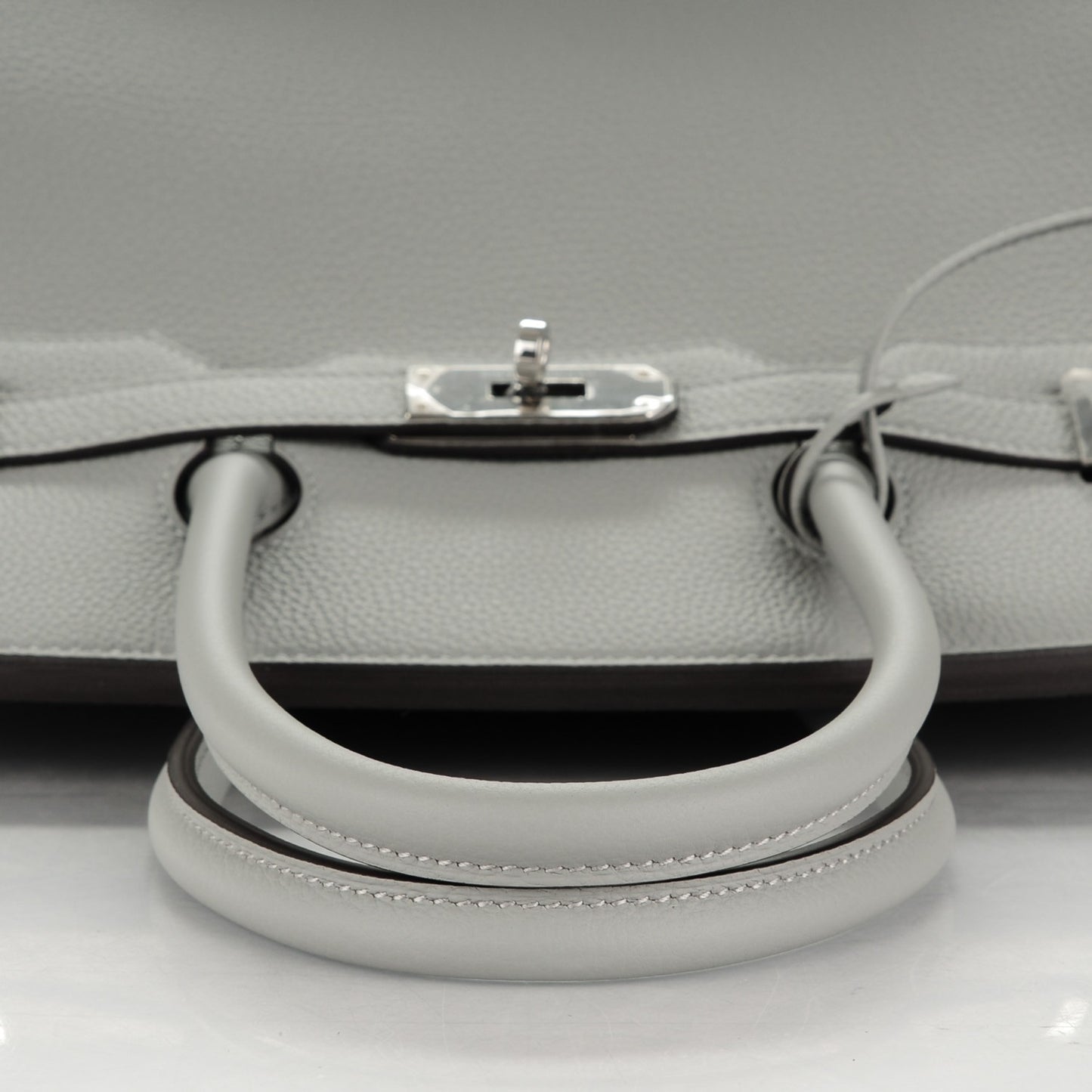 Togo Birkin 35 Gris Mouette Bleu Agate