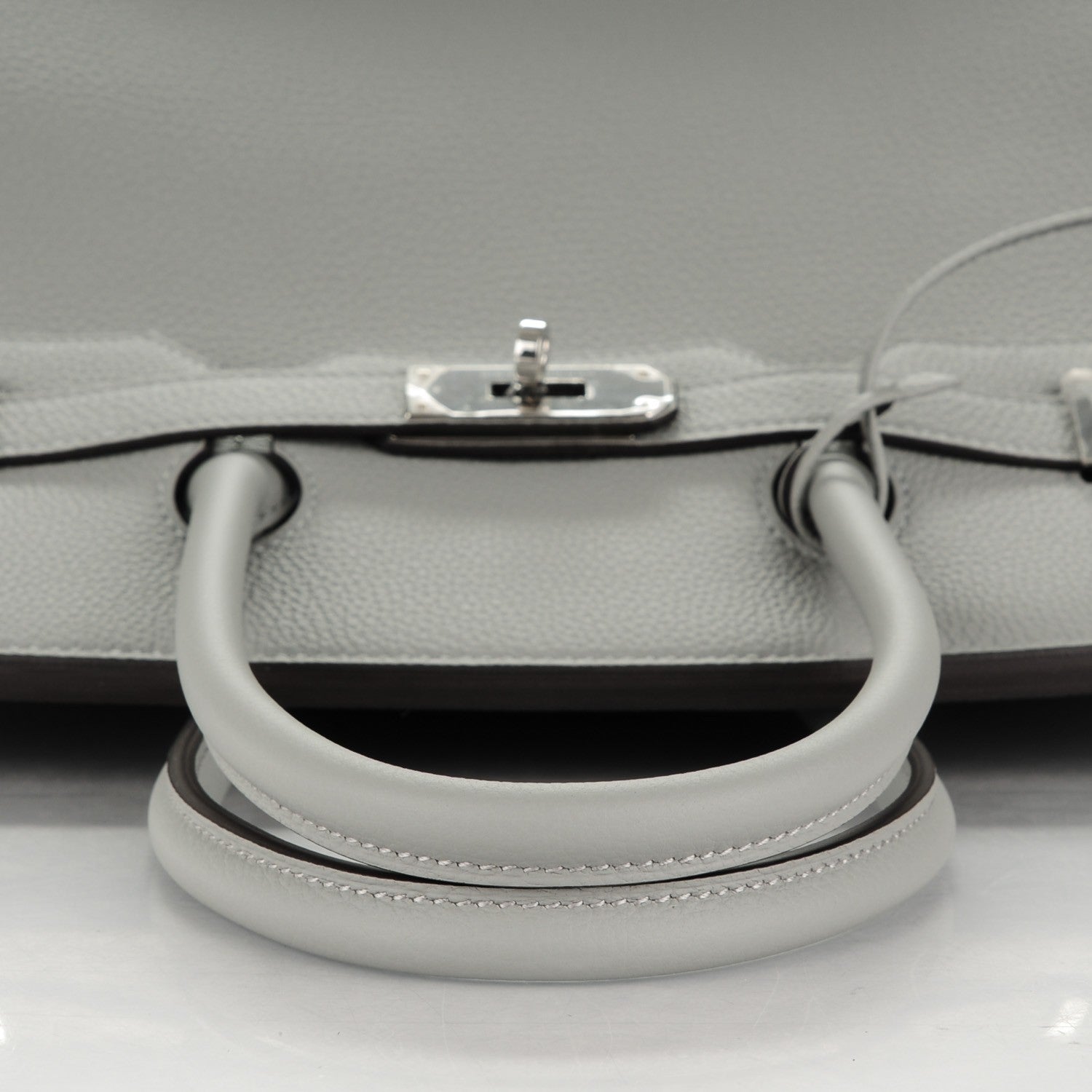 Hermes Togo Birkin 35 Gris Mouette Bleu Agate 17 of 24