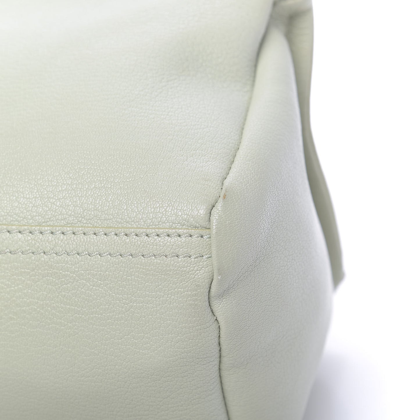 Sugar Goatskin Small Pandora Aqua Green