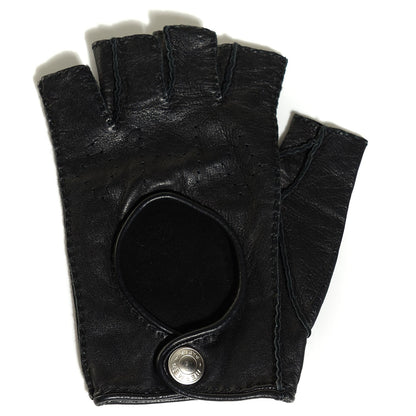 Hermes Lambskin Conduit 2 Left Glove Black 1 of 6
