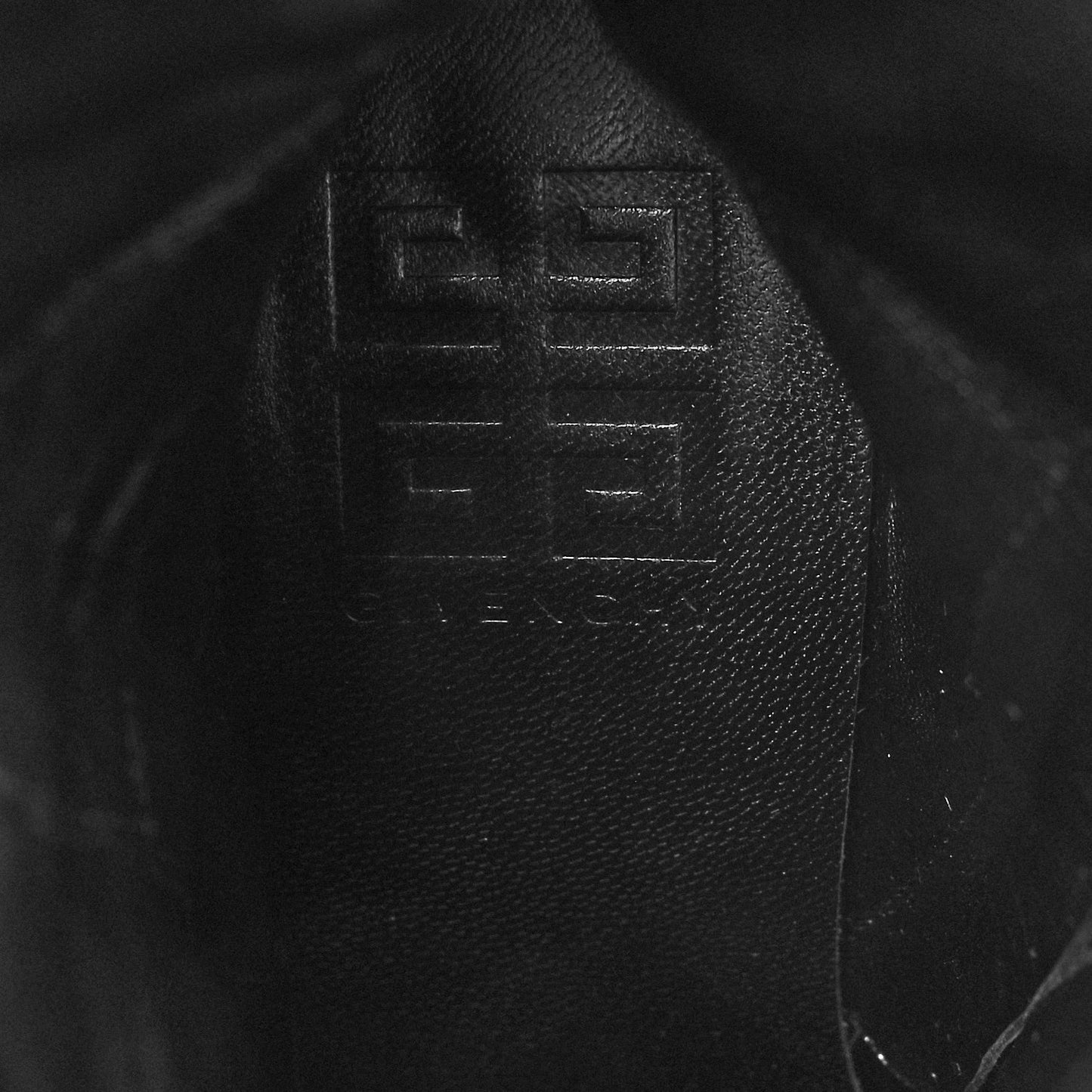 Grained Calfskin G Cube Heel Ankle Boots 38 Black