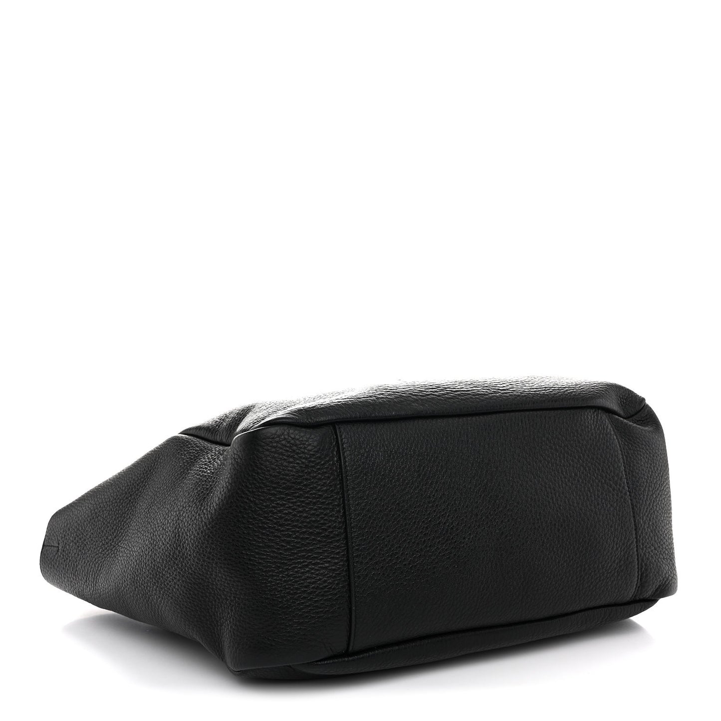 Grained Deerskin Bea Tote Black