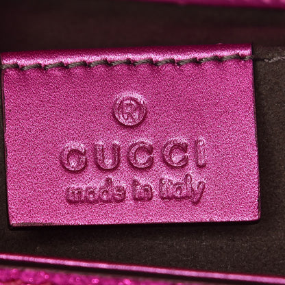 Gucci Galassia Small Padlock Shoulder Bag Fuxia 6 of 9