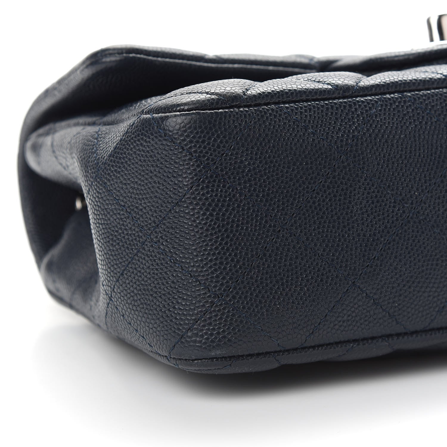 Chanel Caviar Quilted Mini Rectangular Flap Navy 7 of 8