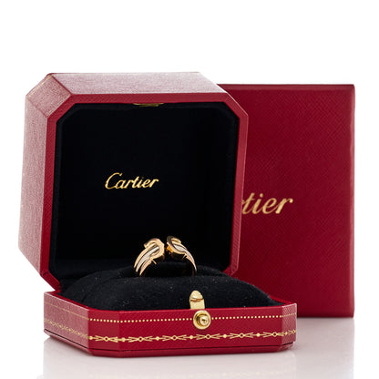 Cartier 18K Pink Yellow White Gold 8mm C De Cartier Ring 53 6.5 5 of 5