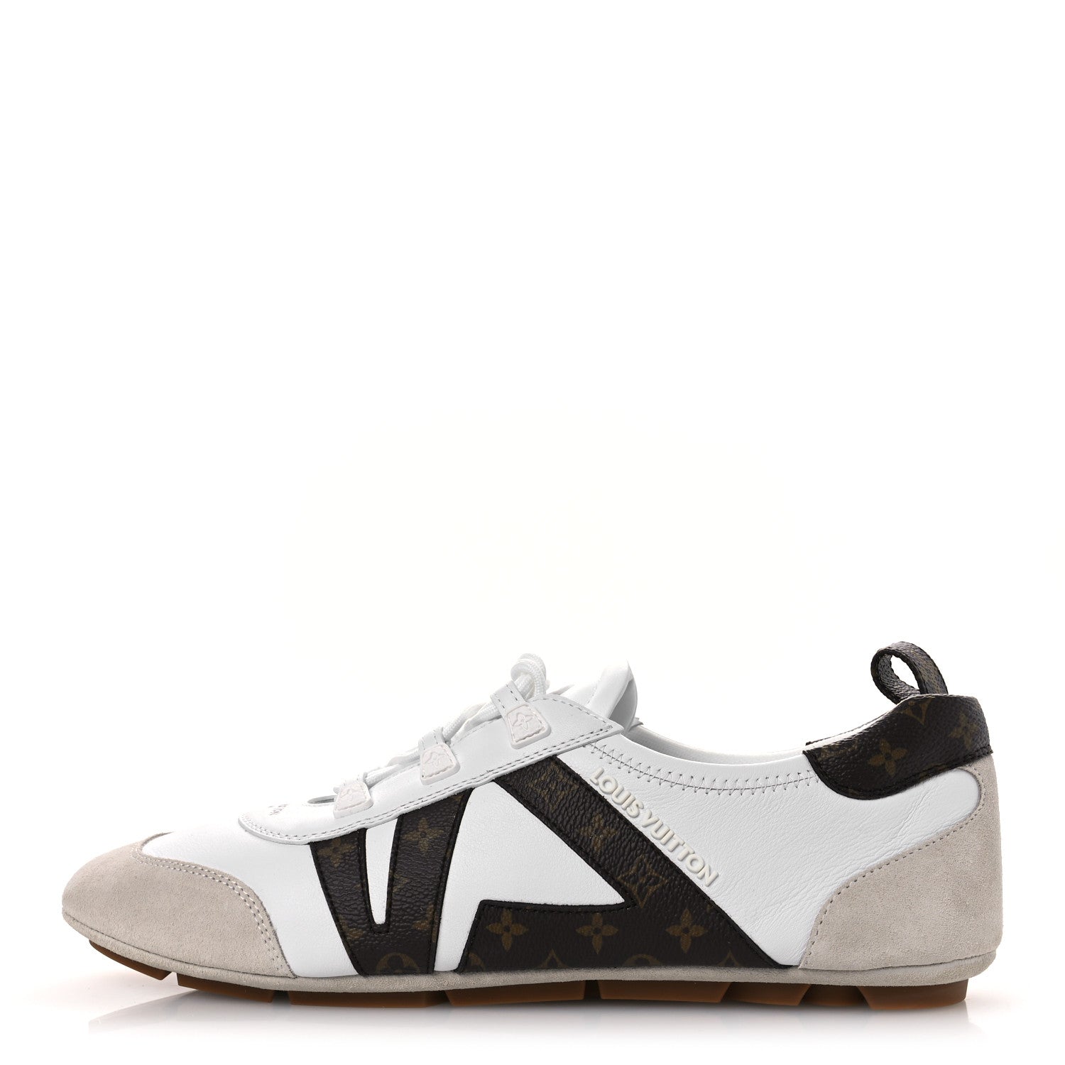 Louis Vuitton Monogram Calfskin Womens LV Sneakerina 41 White 1 of 11